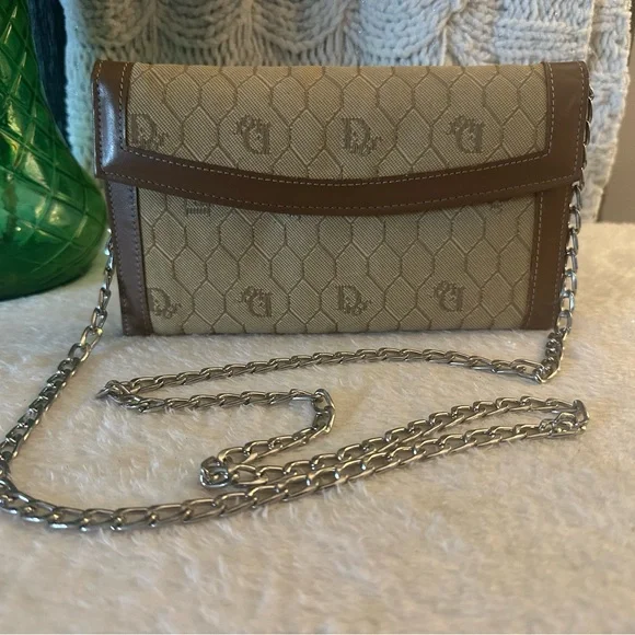 1980’s Vintage Dior Honeycomb Kiss Lock Long Wallet - Picture 3 of 9